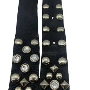 Unknown | Accessories | Leatherock Black Leather Studs  display picture 1